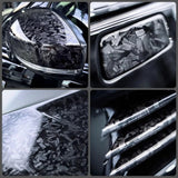 300cm High Gloss Forged Carbon Fiber Vinyl Wrap Film – Black, Gold, Silver, Red – 30/50cm Width PVC Car Hood Adhesive Sticker thumbnail 21