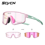 SCVCN Kids Photochromic Cycling Sunglasses UV400 TR90 Lightweight Sports Glasses for Boys and Girls Age 6–14 thumbnail 34