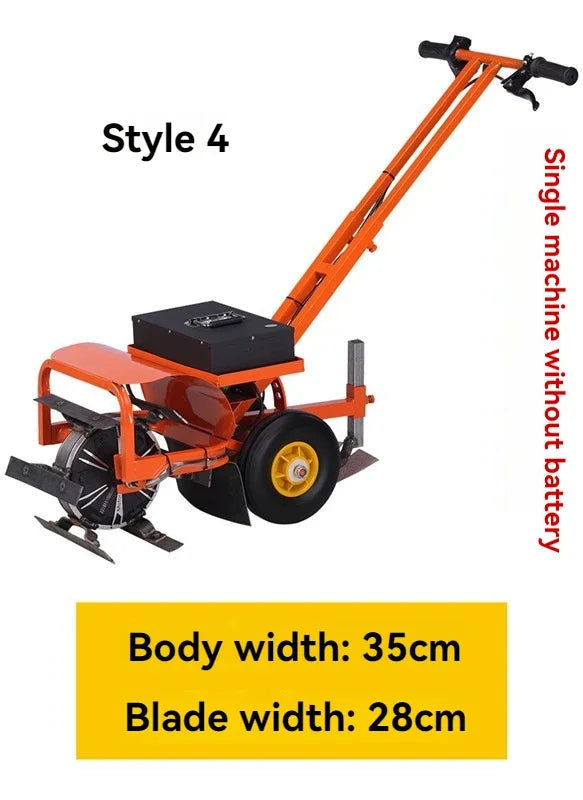 Electric Weeding and Ploughing Machine – Micro-Cultivator for Home and Small Agriculture