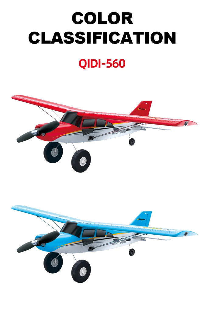 Qidi560 Moore M7 Off-Road RC Plane 4CH Brushless Remote Control Fixed Wing Aircraft – EPP Foam Model
