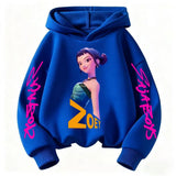 New Fashion Kpop Devil Hunter ZOEY Hoodie for Children – Cute Harajuku Unisex Sportswear thumbnail 5