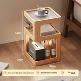 Solid Wood Bedside Table with Storage – Modern Minimalist Bedroom Side Table thumbnail 29