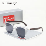 Fashion Vintage UV400 Rectangle Sunglasses – Wooden Frame Classic Travel & Driving Eyewear for Men thumbnail 9