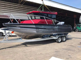 25ft / 7.5m Aluminum Easy Craft Fishing Boat – CE Certified, Outboard Ready, 8 Person Capacity thumbnail 17