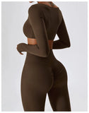 Seamless 2-Piece Women’s Yoga Set – Fitness Leggings & Sports Bra Workout Suit thumbnail 25