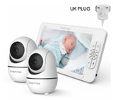 SM70V2 7" 1080P HD Split Screen Video Baby Monitor with Two Cameras – Hack Proof, Remote Zoom/Pan/Tilt, 4000mAh Battery thumbnail 22