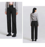 Semir Women’s Vintage Wide-Leg Jeans 2025 Spring Soft Cotton Denim Trousers thumbnail 10