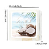 100g B+ Coconut Milk Organic Handmade Facial Soap – Hydrating & Acne Care thumbnail 6