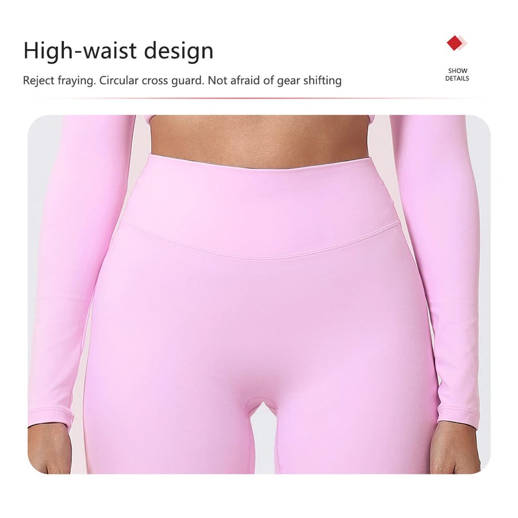 Hearuisavy Women Straight-Leg Sports Pants Yoga & Fitness Leggings