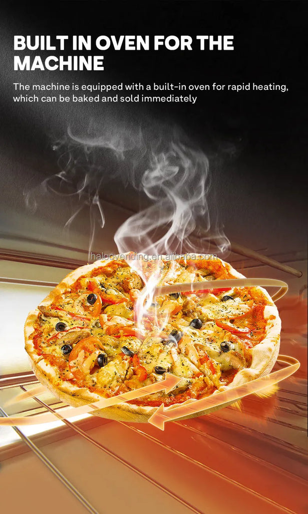 Self-Service Customized Fully Automatic Pizza Vending Machine – Wholesale