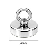 Super Strong Neodymium Fishing Magnet with Eyebolt – Heavy Duty Salvage Magnet thumbnail 9