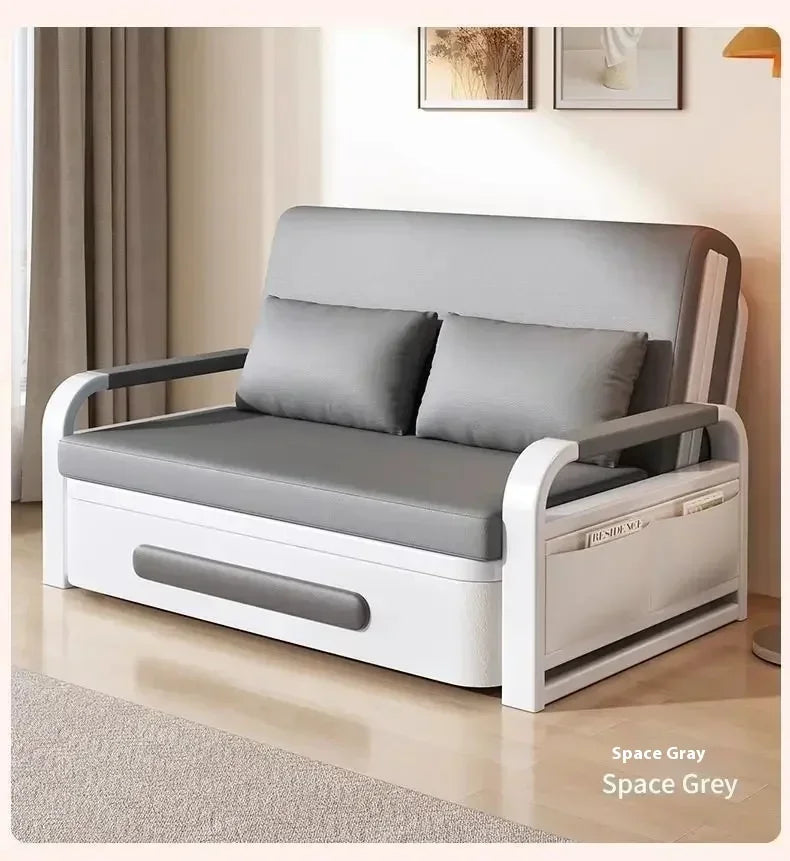 Fresh Foldable Home Sofa Bed – Minimalist Living Room Furniture with Storage