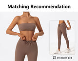 Strapless Quick-Dry Sports Bra Women’s Tube Top Yoga & Fitness Gym Wear thumbnail 9