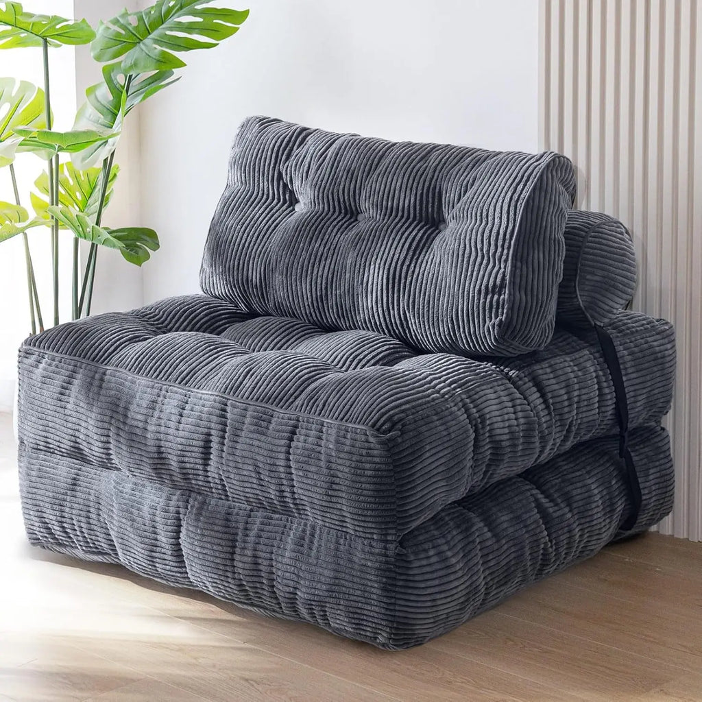 Vacuum Compression Foldable Fabric Sofa Bed – Nordic Modular Corner Couch