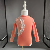 Girls Long Sleeve Ballet Dress Kids Ballet Leotard Tutu Skirt Gymnastics Dance Costume thumbnail 8