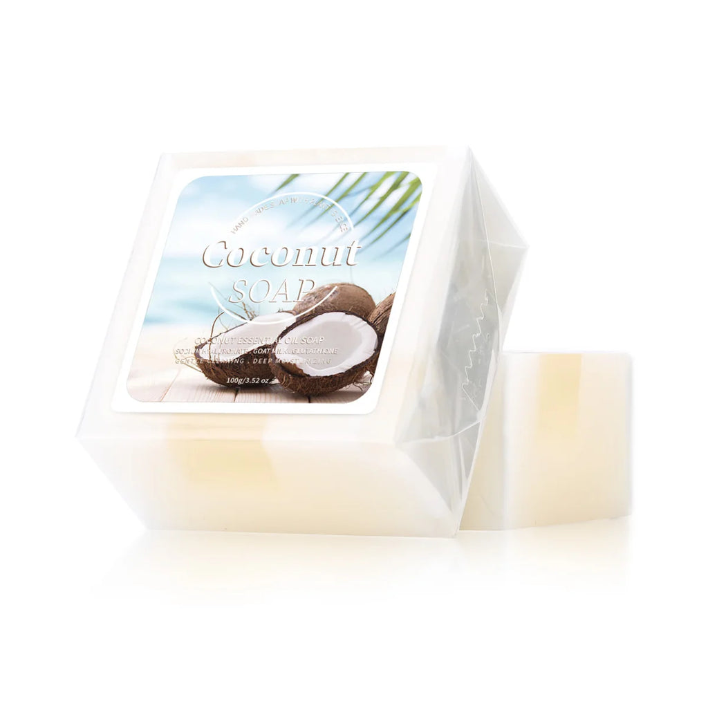 100g B+ Coconut Milk Organic Handmade Facial Soap – Hydrating & Acne Care