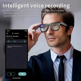 GUHUAVMI Smart Glasses for Men – 8MP Camera | WiFi | Bluetooth | AI Features | IP65 Waterproof thumbnail 4