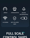 TX768 RC Speedboat 2.4G Brushless High-Speed Remote Control Boat for Kids & Adults – 30+ km/h thumbnail 9