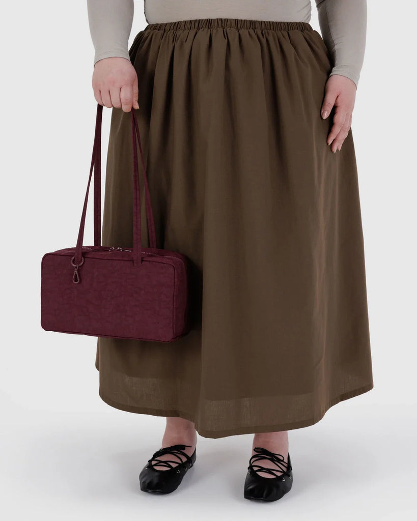 Large Capacity Square Shoulder Bag – Casual Canvas Bowler Handbag for Everyday Use