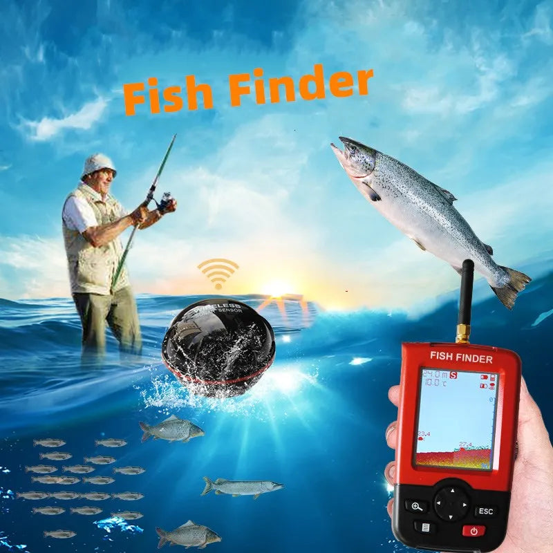 FindFish Portable Wireless Fish Finder XJ01 – Sonar Echo Sounder for Fishing