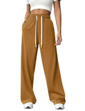 Autumn & Winter Women’s Elastic Waist Wide Leg Casual Pants thumbnail 37