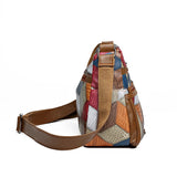 Vintage PU Leather Armpit Shoulder Bag for Women – Geometric Rivet Crossbody Satchel thumbnail 4