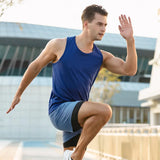 Men’s Quick Dry Sports Vest – Sleeveless Running, Training & Basketball Fitness Top thumbnail 4