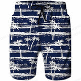 Kids 3D Coconut Tree Surfing Board Shorts – Boys & Girls Beach Swim Trunks thumbnail 5