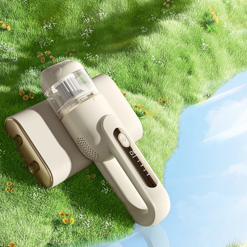 UV Mite Vacuum Cleaner 12000Pa Strong Suction with HEPA Filter and Medical UV Light for Mattress and Bed Cleaning