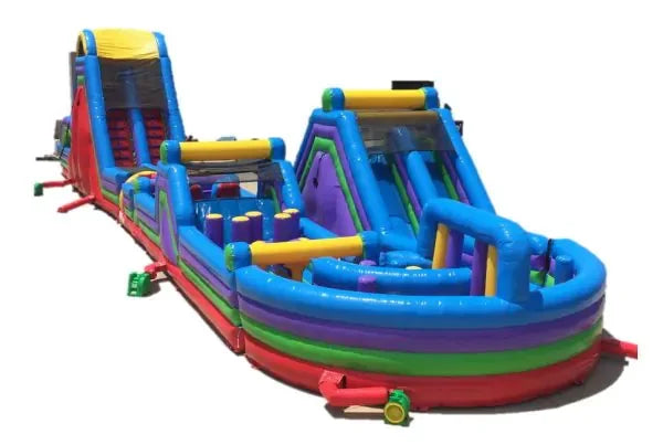 Inflatable Obstacle Game for Outdoor Fun – Safe & Durable Family Sports Playground