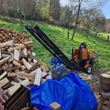 Customized Automatic Wood Processor - Electric/Diesel/Gasoline Firewood Splitter with Industrial Sawing System thumbnail 2