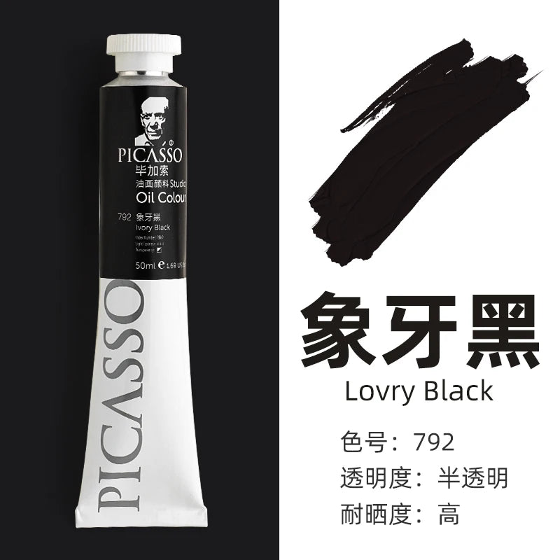 170ml Phoenix Large Tube Oil Paint – Non-Toxic, High Tint Strength, Mixable Artist Paint for Canvas & DIY Art
