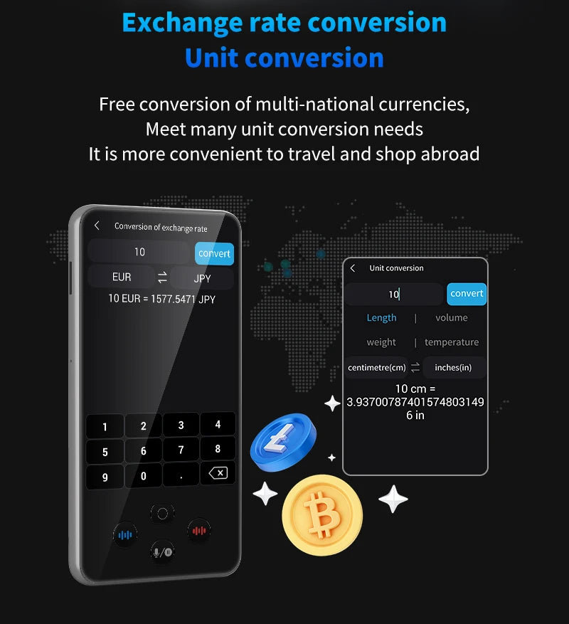 S85 Pro Smart Language Translator Device – 4” Touch Screen, 138 Languages, Offline Translation, Camera & Voice Recorder