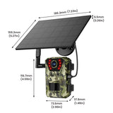 4G Solar Powered Infrared Outdoor Trail Camera – Waterproof Night Vision Wildlife Cam thumbnail 6