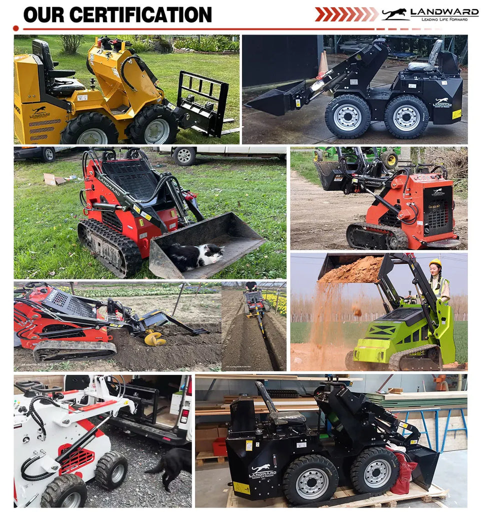 Crawler Skid Steer Loader – Multifunctional Compact Track Loader, Front-End Loader, Customized Chinese Skid Steer