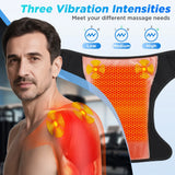 Wireless Shoulder Heating Pad With Massage 6 Temperature Levels App Control 5000mAh Battery AMH02 thumbnail 19