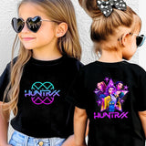 K-Pop Korean Wave Demon Hunter Kids 100% Cotton T-Shirt – Summer Street Style Cartoon Tee for Boys and Girls thumbnail 21