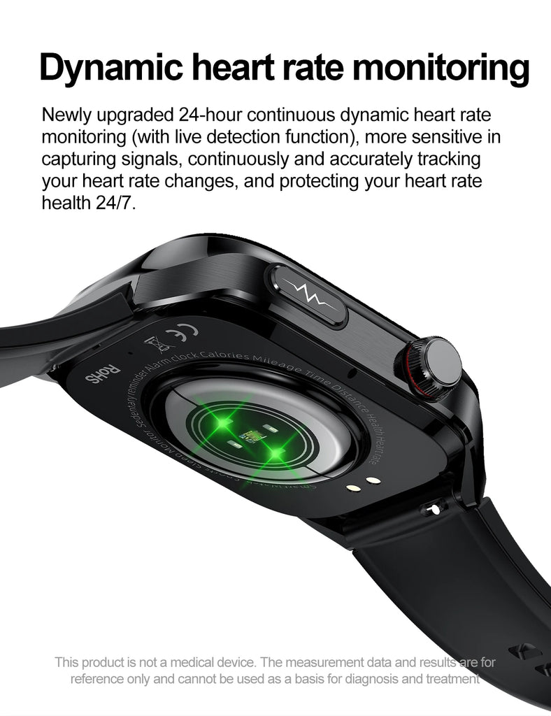 GUHUAVMI Micro Physical Examination Smart Watch with ECG, Uric Acid & Five-Organ Health Monitoring