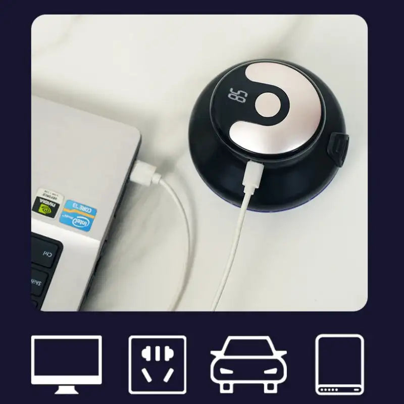 ISFRIDAY Self Cut Rotary Even Cut Hair Clipper UFO Electric Hair Trimmer Rechargeable Washable Haircut Machine