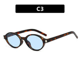 Oval Rice Nail Retro Fashion Sunglasses – Customizable Myopia Lenses 0~-6.0 thumbnail 23