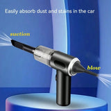 3-in-1 USB Rechargeable Car & Home Vacuum Cleaner – Suction and Blowing Function, Portable Design thumbnail 3