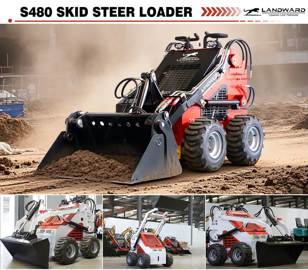 Crawler Skid Steer Loader – Multifunctional Compact Track Loader, Front-End Loader, Customized Chinese Skid Steer