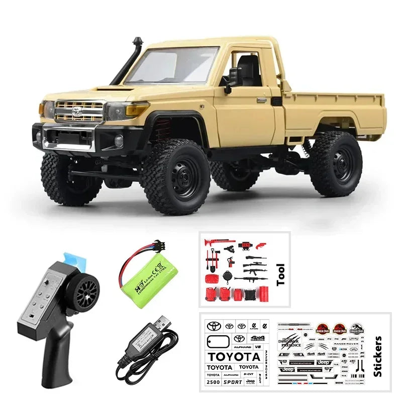 MN MODEL 1:12 RC Toyota Land Cruiser LC79 Rock Crawler MN82S Off-Road Pickup Truck