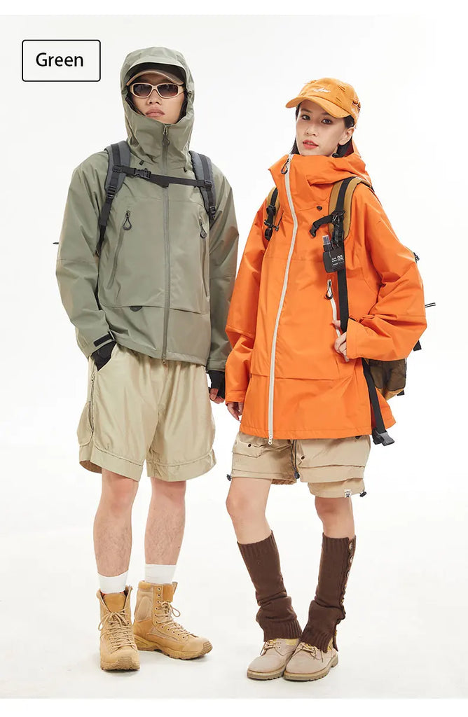 Unisex Waterproof Hiking Jacket – Premium Windproof Outdoor Sports Coat