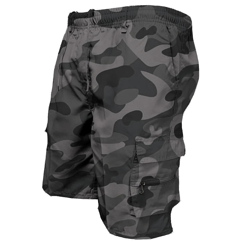 Men’s Casual Cargo Shorts with Big Pockets – Loose Fit Safari Style (Spring/Summer)