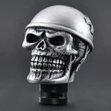 Silver Skull Helmet Universal Car Gear Shift Knob Lever – Heavy Resin & Metal Shifter for SUV, Truck, Coupe & Hatchback thumbnail 16