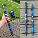 SantaKing Spinning Fishing Rod & Reel Combo – Telescopic Rods 1.8M / 2.1M / 2.4M with 5.2:1 3BB Reel, Max Drag 5kg thumbnail 12