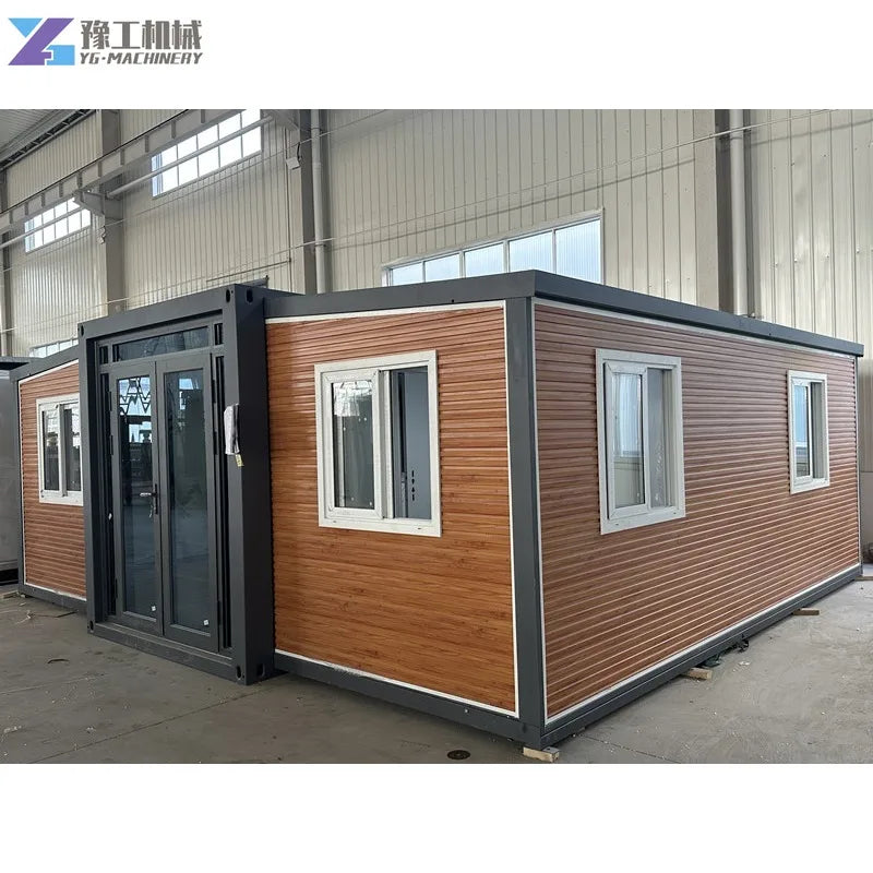 20ft Double Wing Expandable Container House – Modern Prefabricated Mobile Home