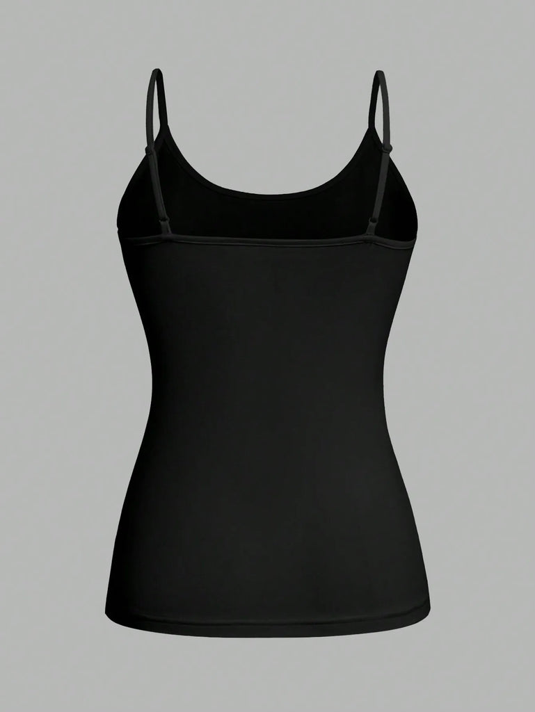 4-Pack Women’s Solid Color Camisole Tank Tops – Adjustable Strap Sleeveless Summer Vests