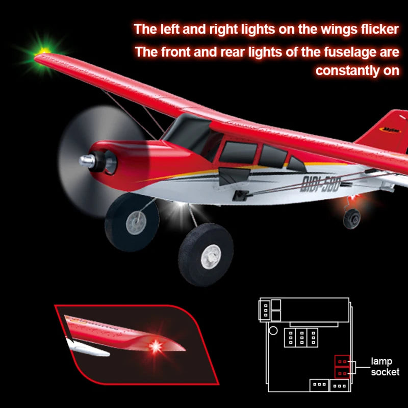 Qidi560 Moore M7 Off-Road RC Plane 4CH Brushless Remote Control Fixed Wing Aircraft – EPP Foam Model